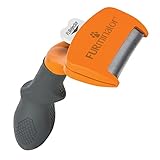 FURminator deShedding-Tool Hund Größe M Kurzhaar - Hundebürste für mittelgroße Hunde zur...