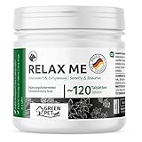 GreenPet Relax Me 120 Tabs – Beruhigungsmittel für Hunde als Snacks mit Baldrian & Johanniskraut,...