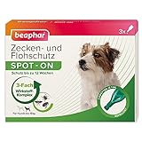 BEAPHAR - Zecken- Und Flohschutz SPOT-ON Für Kleine Hunde Bis 15kg - Repellent Gegen Flöhe, Zecken...